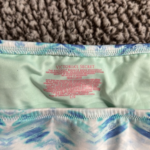 Blue & Turquoise Bikini Bottom - Picture 4 of 5